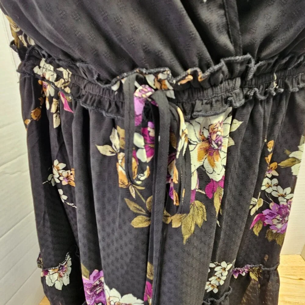 NWT Speechless Dress, Size Small, Black Floral Pattern - Picture 5 of 9